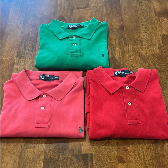 Ralph Lauren Other - 3 Ralph Lauren Polo Shirt Set - Green, Pink, Red SIZE XXL men’s